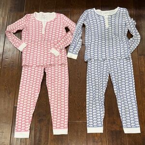 Roller Rabbit Pajama set- bundle lot of Pink and Blue PJ set